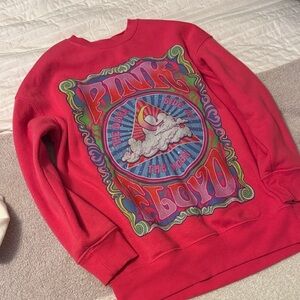 Pink Floyd Pink and Multicolor Graphic Sweatshirt